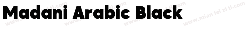 Madani Arabic Black字体转换
